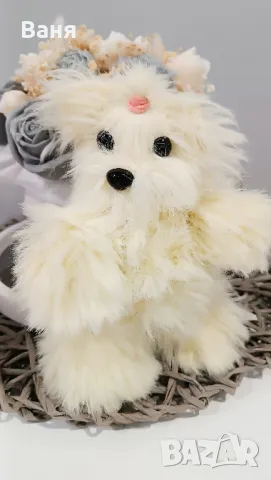 Плетено кученце, снимка 7 - Плюшени играчки - 50093489