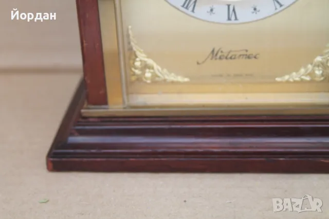 Англииски настолен кварцов часовник ''Kundo'', снимка 5 - Антикварни и старинни предмети - 47305711