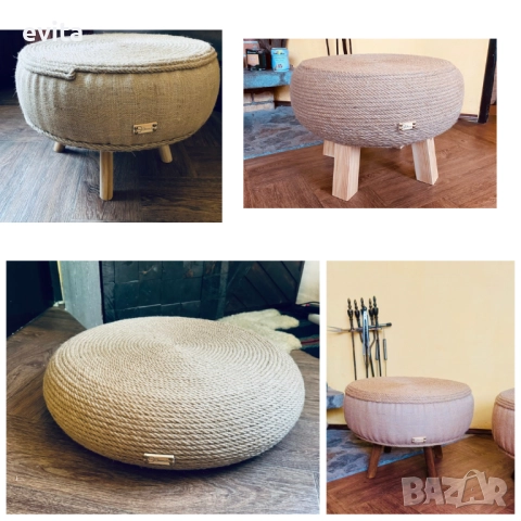 Уют и стил в детайла – табуретки Casa Decorator, снимка 8 - Дивани и мека мебел - 37364729
