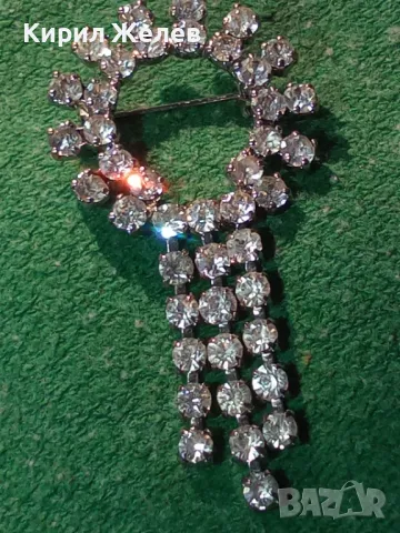 ЕФЕКТНА ВИНТИДЖ АРТ СТИЛ ПОСРЕБРЕНА КРИСТАЛНА БРОШКА от БЛАГОРОДНА СТОМАНА 20810, снимка 15 - Други - 46234314