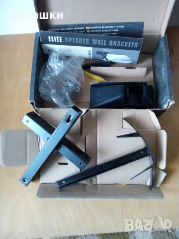 Стойка за тонколона на стена регулируема, снимка 3 - Тонколони - 49111620