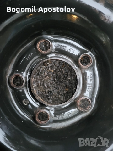 Стоманени джанти Opel 6J15 5x110, снимка 2 - Гуми и джанти - 52003265