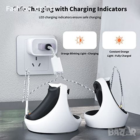 Нов кабел за зареждане PS VR2 контролер + протектор за слушалки PS5 , снимка 5 - Аксесоари - 40517720