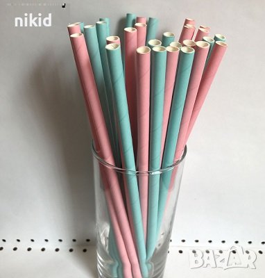 Устойчиви Bubble tea сламки широки подходящи за опори подпори на торта торти на етажи, снимка 3 - Други - 37470791