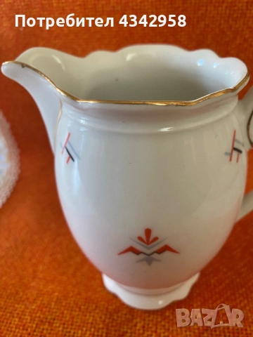 Kaiser. Bavaria. 1930 г. Порцеланова кана за мляко., снимка 3 - Антикварни и старинни предмети - 52255203