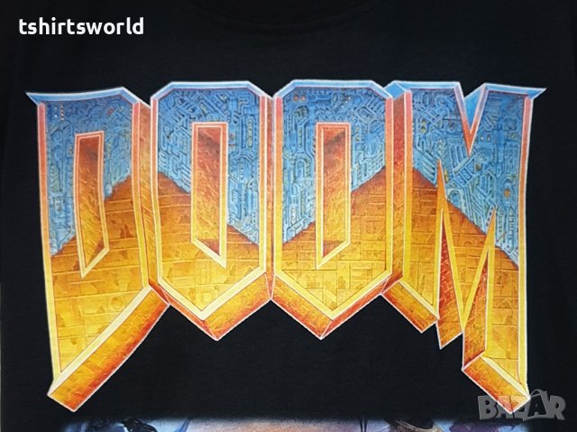 Нова детска тениска в с дигитален печат на видеоиграта DOOM Eternal, снимка 2 - Детски тениски и потници - 36966876