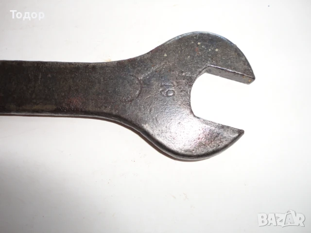 Немски старинен гаечен ключ 18/19, снимка 5 - Ключове - 50571599