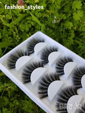 6D Мигли естествен косъм, снимка 5 - Декоративна козметика - 40629178