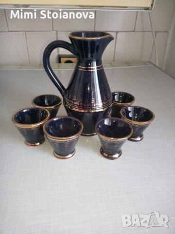 Красив сервиз за ракия -неизползван 