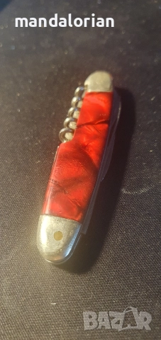 Немски сгъваем нож WM ROSTFREI, винтидж ГДР, 70-те , рядък колекционерски нож, снимка 5 - Колекции - 52847530