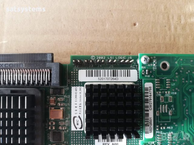 LSI Logic PCBX520A2 MegaRAID Ultra 320 PCI-X SCSI RAID Controller Card, снимка 6 - Други - 32330080