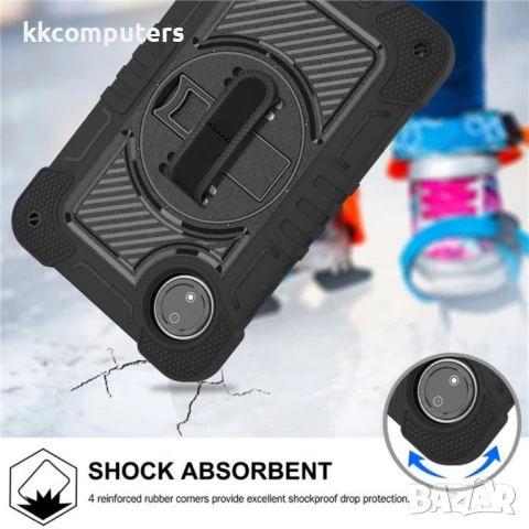 Xiaomi Redmi Pad SE 4G 8.7 инча Swivel Kickstand Удароустойчив Калъф и Протектор, снимка 8 - Калъфи, кейсове - 51027823