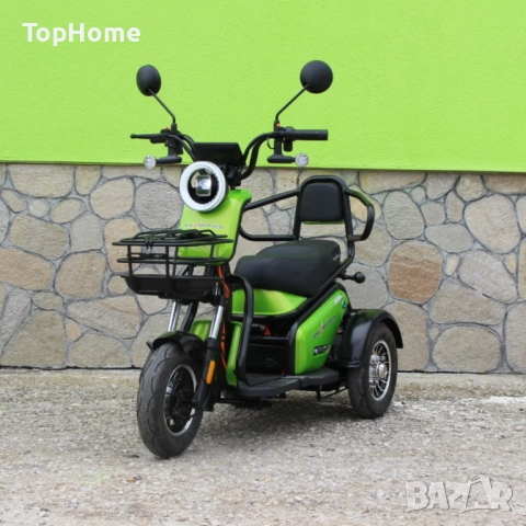  Двуместна Електрическа Триколка PUDDING 1800W МОДЕЛ 2025, снимка 2 - Мотоциклети и мототехника - 41941423