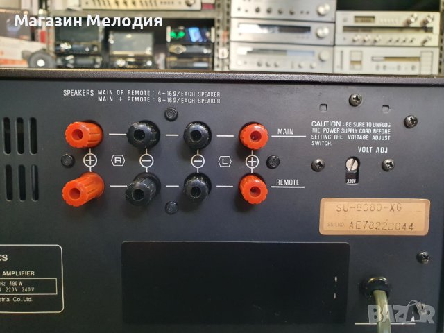 Усилвател Technics SU-8080 В перфектно техническо и много добро визуално състояние., снимка 10 - Ресийвъри, усилватели, смесителни пултове - 43459711