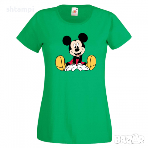 Дамска тениска Mickey Mouse 11 Мини Маус,Микки Маус.Подарък,Изненада,, снимка 3 - Тениски - 36528647