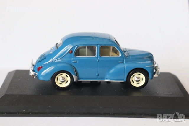 1:43 RENAULT 4CV LUXE КОЛИЧКА РЕТРО МОДЕЛ, снимка 4 - Колекции - 53078105