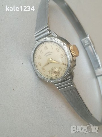 Дамски часовник Chronometre Suisse. DRGM - Germany. Vintage watch. Гривна. Механичен механизъм. , снимка 7 - Гривна - 40602025