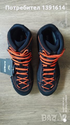 Salewa MTN Trainer Mid GTX Asphalt/Fluo Orange , снимка 3 - Спортни обувки - 38851744