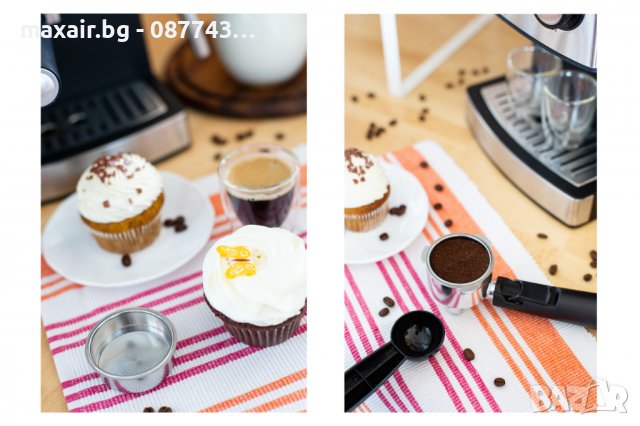 Кафемашина за еспресо Rohnson R-972 * Гаранция 2 години * Топ оферта! , снимка 14 - Кафемашини - 37276534