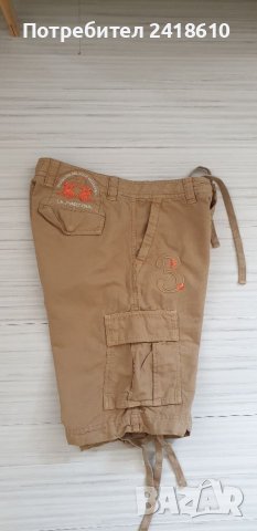 La Martina Cargo Short Cotton / Len Mens Size 32/33 ОРИГИНАЛ! Мъжки Къси Панталони!, снимка 2 - Къси панталони - 37448821