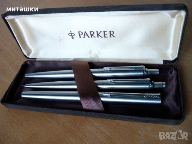 Комплект писалка химикалка и пиромолив Паркър PARKER