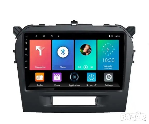 Мултимедия, за Suzuki Grand Vitarа, Двоен дин, Андроид, навигация, плеър, с Android, Suzuki Vitara