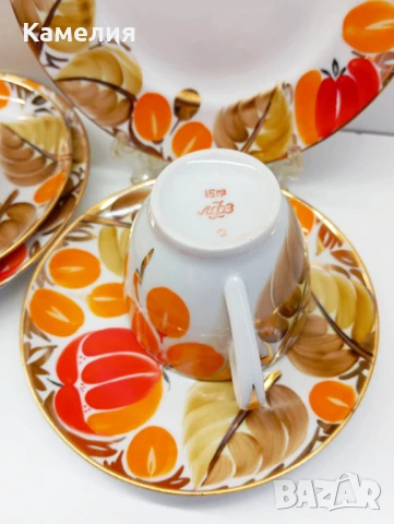 Руски порцелан , снимка 8 - Чаши - 50914828