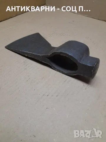 Стара Немска Брадва Тегло 1.200кг. Номер 6., снимка 5 - Антикварни и старинни предмети - 48286357