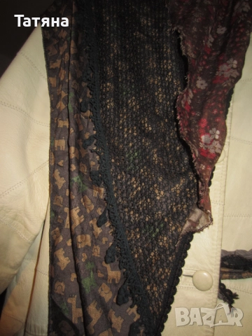  Кожено яке  Дамско  ИТАЛИЯ, снимка 9 - Якета - 28672618