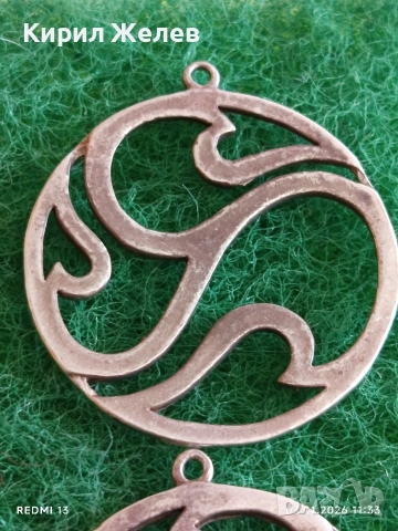 Прекрасни сребърни медальони бутиково Арт бижу на Сезгин 52405, снимка 2 - Колиета, медальони, синджири - 52961737