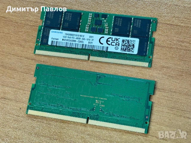32GB DDR5 4800mhz Sodimm , снимка 2 - RAM памет - 53266361
