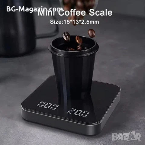 Професионална кухненска електронна везна кантар с таймер за кафе магазин 0.1 точен дигитален кантар, снимка 8 - Везни - 50921738