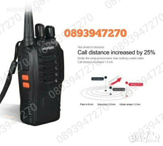 Радиостанция баофенг BF- 888S 2 броя в комплект уоки токи, снимка 15 - Екипировка - 43771547