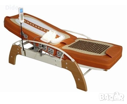  Електрическо масажно легло от висок клас – с нефрит, турманий и много екстри! Тегло	80 kg , снимка 2 - Масажори - 39346747