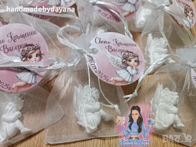 Подаръци за гости на Кръщене (ангелче) , снимка 2 - Други - 51297067
