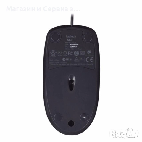 Жична оптична мишка LOGITECH M90, снимка 5 - Клавиатури и мишки - 52400046