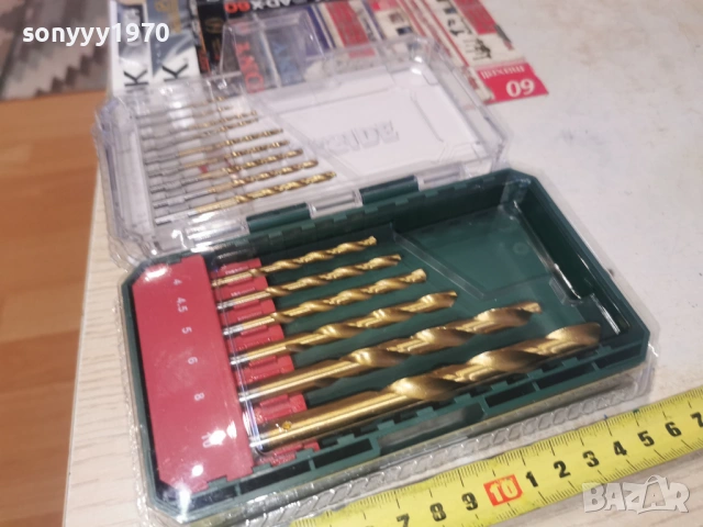 СВРЕДЛА-КОМПЛЕКТ ОТ СТОМАНА И ТИТАН 1902261821, снимка 2 - Други инструменти - 53539329