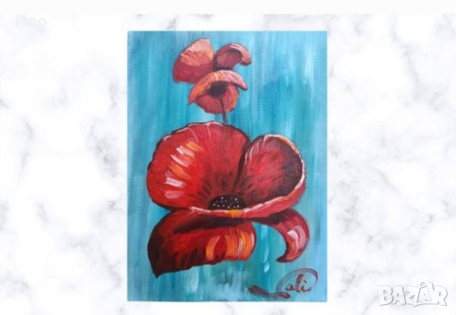 Ръчно рисувани картини с маслени бои върху памучно платно, снимка 15 - Картини - 32571292