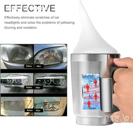 Система за полиране на фарове QKDS, снимка 2 - Аксесоари и консумативи - 49858365