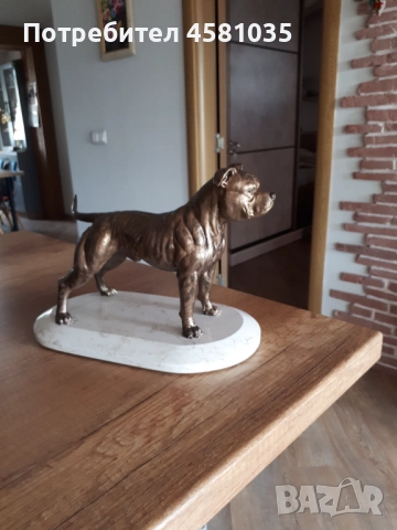 Фигура на Американски питбул, снимка 5 - Статуетки - 51552642