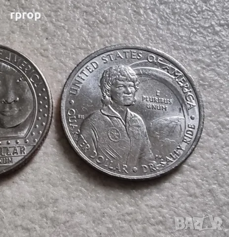 САЩ.1/4 долар.
10 бр.
Серия  известни американски жени за 2022 , 23 и 24  год., снимка 10 - Нумизматика и бонистика - 50261512