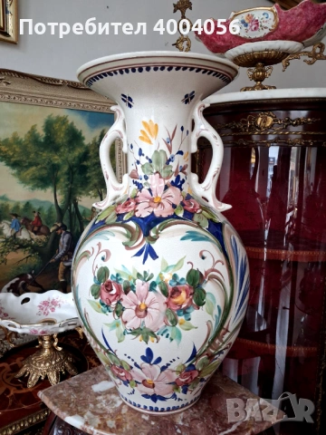 Голяма ваза, снимка 9 - Антикварни и старинни предмети - 53574179