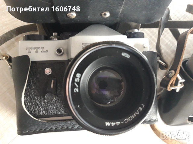 Лот от 2 фотоапарата Зенит и кинокамера, снимка 6 - Нумизматика и бонистика - 53145350