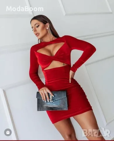 🌹Великолепие в Червено с Рокля Кадифе🌹