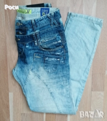 Дънки с двойна Талия CIPO & BAXX Л