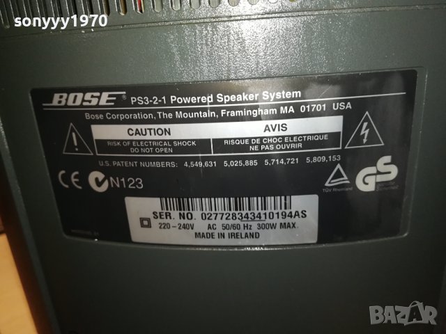 BOSE PS3-2-1 POWERED SUBWOOFER-MADE IN IRELAND-ВНОС SWISS 2911231630, снимка 17 - Тонколони - 43200210