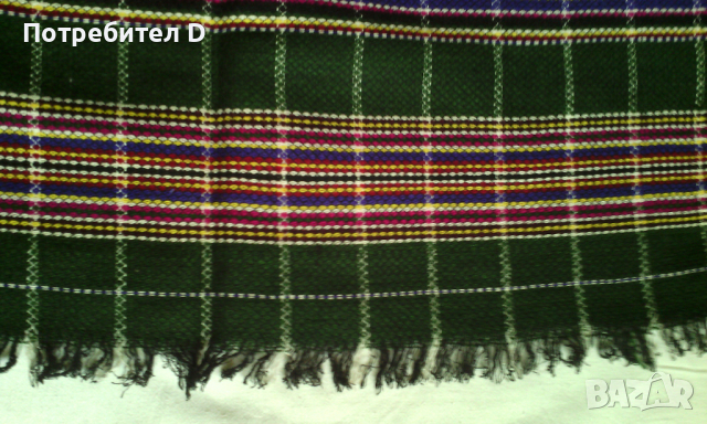 Престилка. Домашно тъкана. Размер 63/73см., Не употребявана. Престилки, снимка 2 - Антикварни и старинни предмети - 36429872