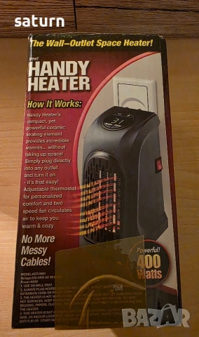 мини преносима вентилаторна печка духалка , снимка 3 - Отоплителни печки - 53169982