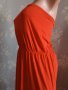 H&M- XL- Макси рокля в червено оранжев цвят и интегрален сутиен , снимка 6