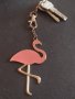 Модерен ключодържател Розово Фламинго метален много здрав стилен дизайн 39704, снимка 1